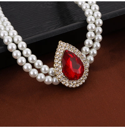 Collar de Perlas Imitación Rubí - Colección Otoño Invierno - Image 9