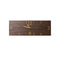Reloj de Pared Rectangular de Madera Retro - Diseño Art Decó Silencioso