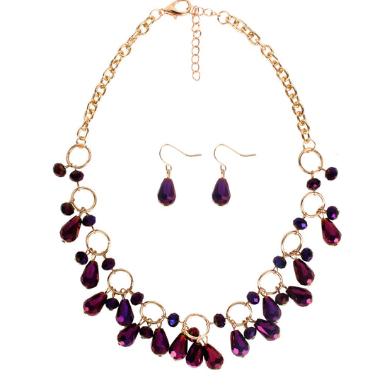 Collar Colgante de Cristal Oversized - Joyería de Moda - Image 9