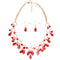 Collar Colgante de Cristal Oversized - Joyería de Moda