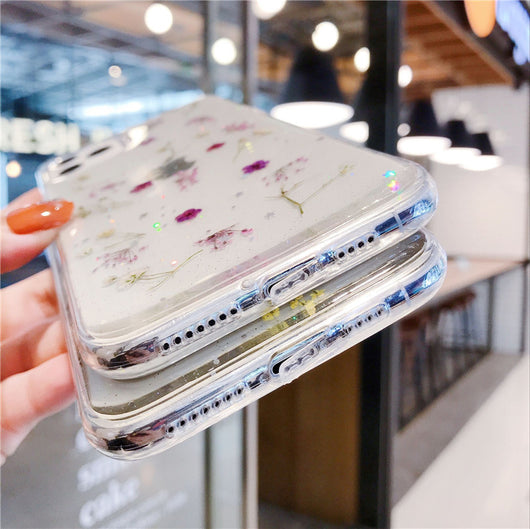 Funda para Celular con Flores Secas en Resina Epoxi Transparente - Image 16