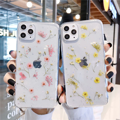 Funda para Celular con Flores Secas en Resina Epoxi Transparente - Image 12