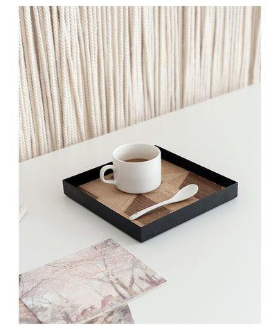 Bandeja Decorativa de Hierro Forjado y Madera - Image 14