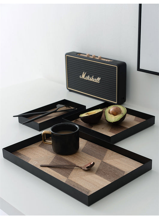 Bandeja Decorativa de Hierro Forjado y Madera - Image 17