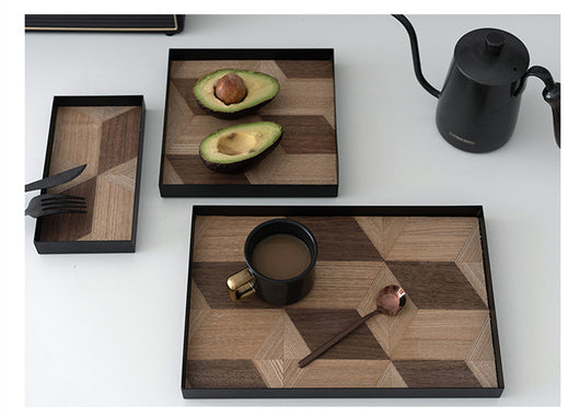 Bandeja Decorativa de Hierro Forjado y Madera - Image 7