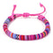 New Ethnic Estilo Bracelet Color Cotton Rope Hand-woven Hand Rope Rose Rojo