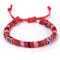 New Ethnic Estilo Bracelet Color Cotton Rope Hand-woven Hand Rope Rojo