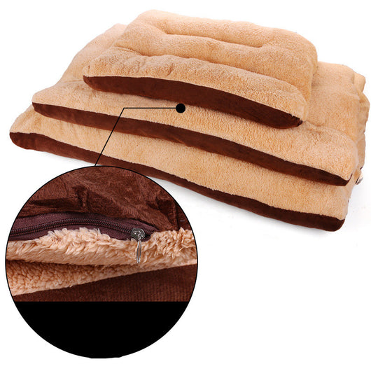 Cama Térmica para Mascotas de Felpa de Cordero Extraíble y Lavable - Image 15