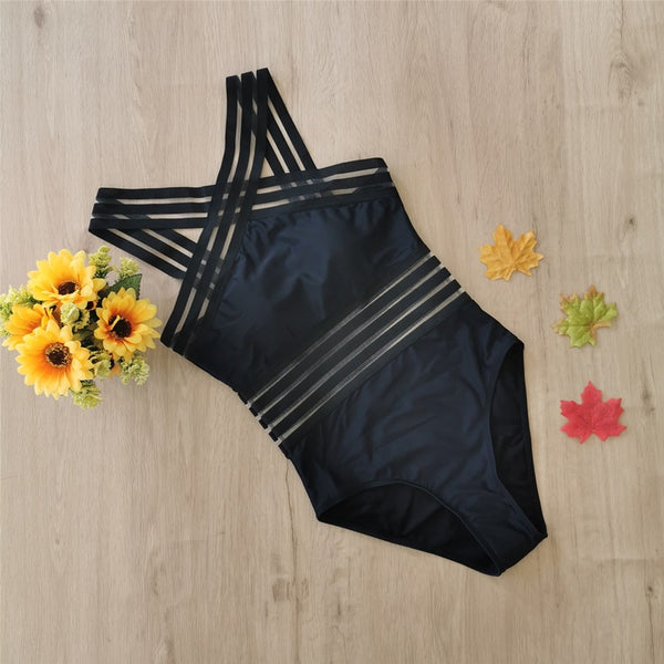 Bikini Enterizo Multicolor Sexy para Mujer - Traje de Baño Europeo Premium