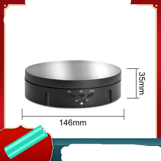 Plataforma Giratoria Inteligente 146MM con Display LED, 3 Velocidades y Ajuste de Ángulo