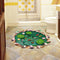 Vinilo Decorativo Estanque de Loto Iluminado por la Luna para Baño