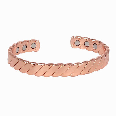 Brazalete Magnético de Cobre Rojo Abierto - Image 6