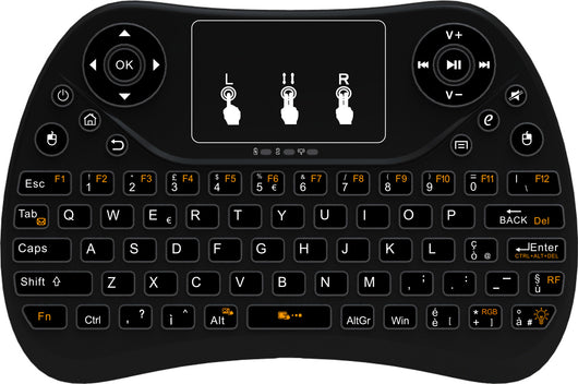 Teclado Táctil Compacto con Retroiluminación RGB de 7 Colores - Image 14