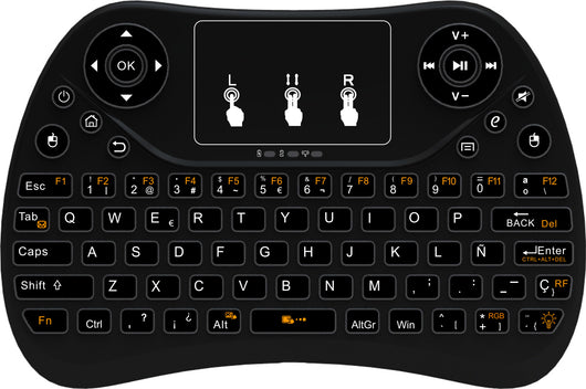 Teclado Táctil Compacto con Retroiluminación RGB de 7 Colores - Image 16