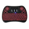Teclado Táctil Compacto con Retroiluminación RGB de 7 Colores