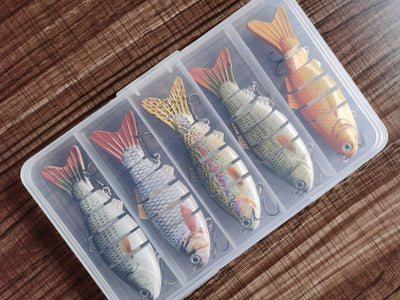 Set de Señuelos de Pesca Marina Realistas - Cebos Duros de Simulación Premium - Image 9