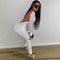Jumpsuit Elegante de Manga Larga con Espalda Abierta