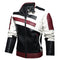 Chaqueta de Cuero PU para Hombre con Forro Polar - Estilo Motociclista Casual