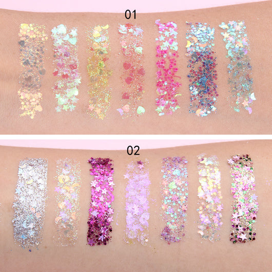 Pigmento Shimmer Glitter para Ojos y Rostro - Gel Brillo Festival - Image 7