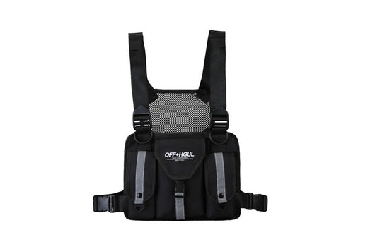 Bolsa Pectoral Funcional Hip-hop Unisex con Múltiples Compartimentos - Image 9