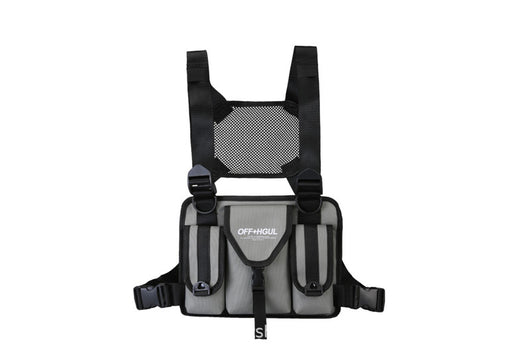 Bolsa Pectoral Funcional Hip-hop Unisex con Múltiples Compartimentos - Image 6
