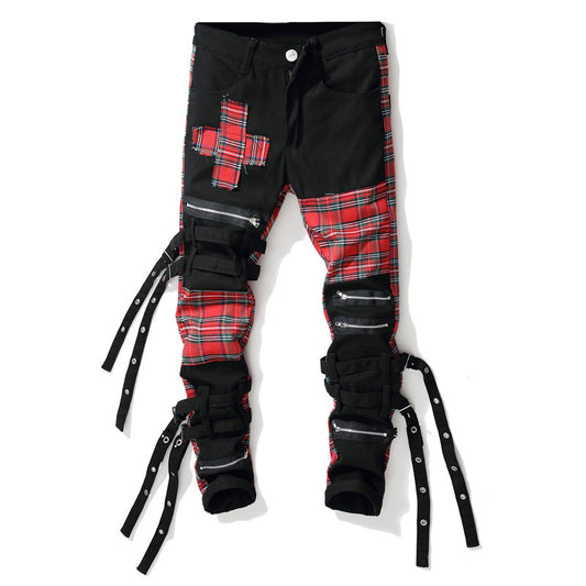 Pantalones Punk Estampados para Hombre - Image 2