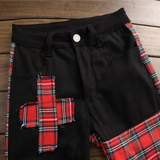 Pantalones Punk Estampados para Hombre - Image 6
