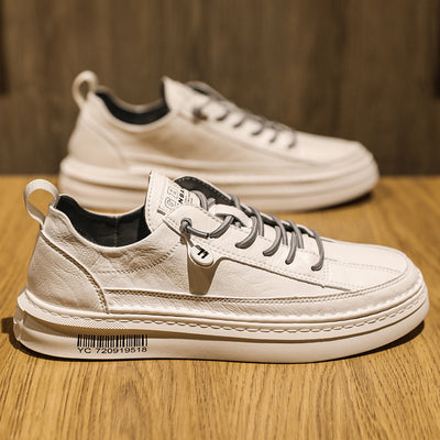 Tenis Casuales de Cuero para Hombre - Sneakers Versátiles de Tendencia - Image 10