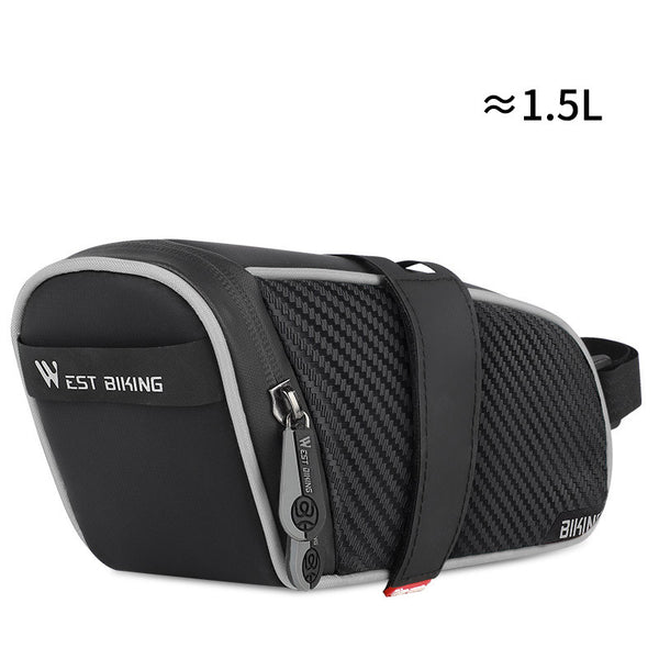 Bolsa de Sillín para Bicicleta - Almacenamiento Compacto