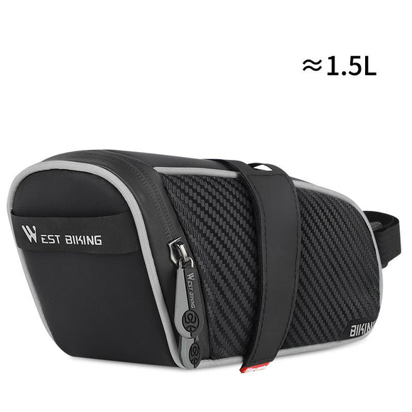 Bolsa de Sillín para Bicicleta - Almacenamiento Compacto