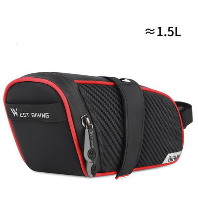 Bolsa de Sillín para Bicicleta - Almacenamiento Compacto