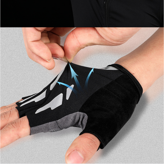 Guantes de Ciclismo con Dedos Cortos Reflectantes - Image 6