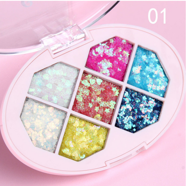 Pigmento Shimmer Glitter para Ojos y Rostro - Gel Brillo Festival - Image 9