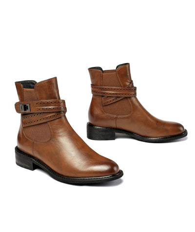 Botas Martin para Mujer con Tacón Grueso y Punta Redonda Transpirables - Image 13