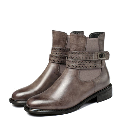 Botas Martin para Mujer con Tacón Grueso y Punta Redonda Transpirables - Image 4