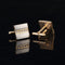 Gemelos Bicolor en Cobre y Metal Cepillado para Hombre