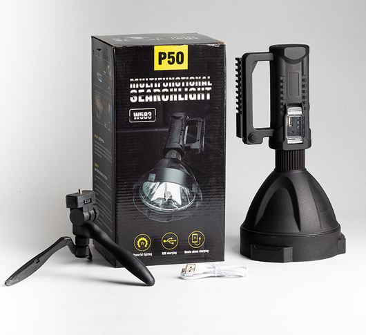 Linterna LED Recargable Multifunción de Alto Rendimiento - Impermeable para Exterior