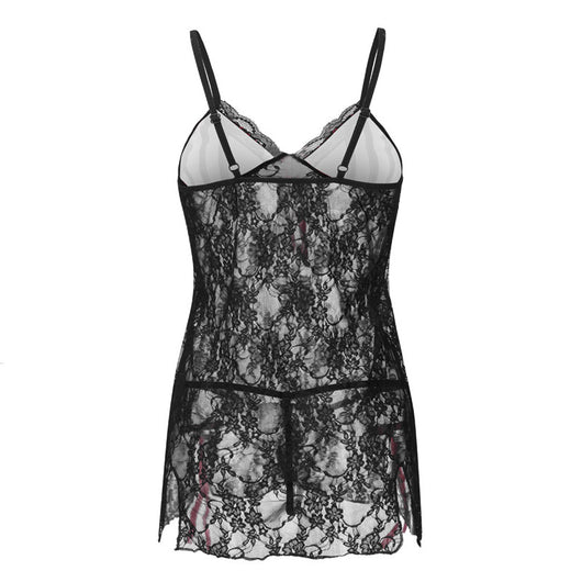Pijama Sensual Transparente Talla Grande - Camisón Sexy de Diseño Europeo - Image 2