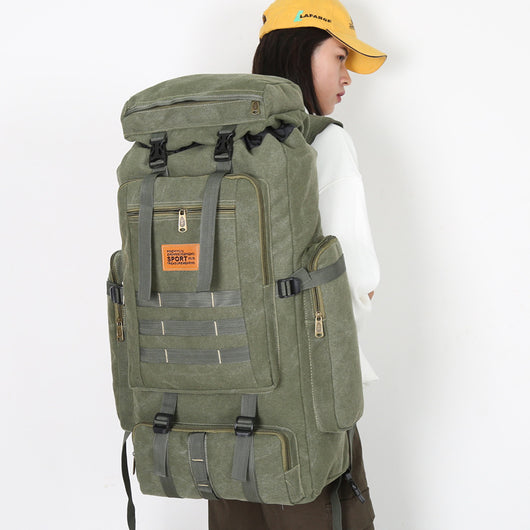 Mochila de Gran Capacidad Multifuncional para Montañismo y Expediciones - Image 4