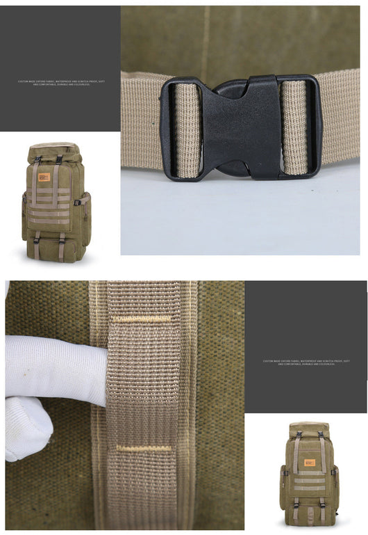 Mochila de Gran Capacidad Multifuncional para Montañismo y Expediciones - Image 9