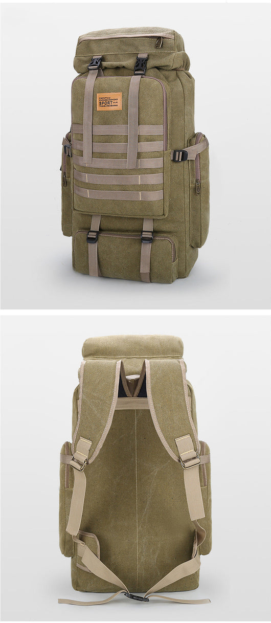 Mochila de Gran Capacidad Multifuncional para Montañismo y Expediciones - Image 12