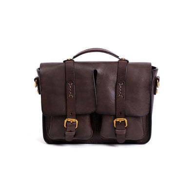 Bolso Bandolera Retro de Cuero Genuino - Diseño Trendy para Mujer - Image 3
