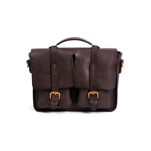 Bolso Bandolera Retro de Cuero Genuino - Diseño Trendy para Mujer - Image 3