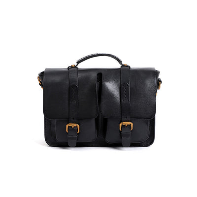 Bolso Bandolera Retro de Cuero Genuino - Diseño Trendy para Mujer