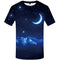 Playera Washington 3D Cuello Redondo Manga Corta