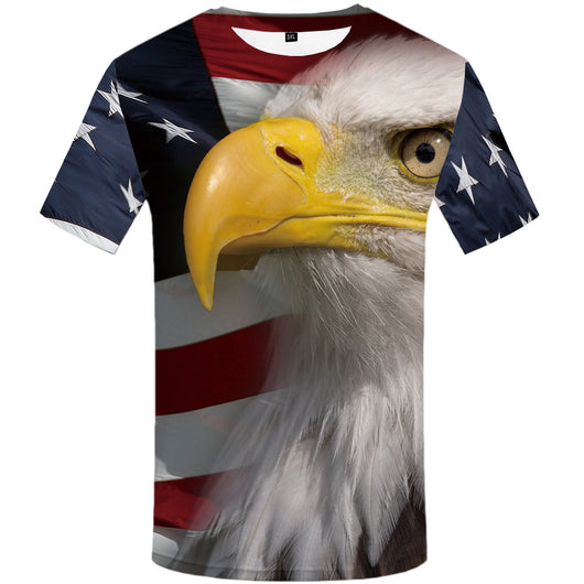 Playera Washington 3D Cuello Redondo Manga Corta - Image 6