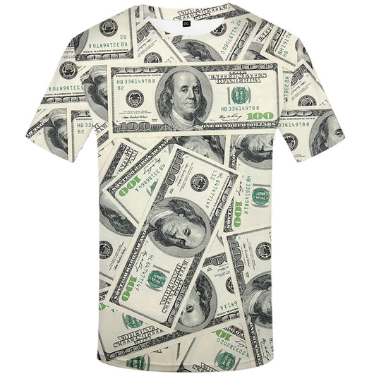 Playera Washington 3D Cuello Redondo Manga Corta - Image 10