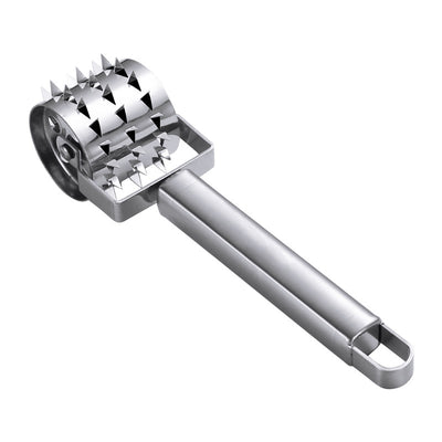 Ablandador de Carne Profesional de Acero Inoxidable con Rodillo