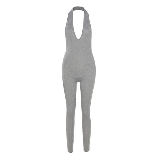 Enterizo Deportivo Mujer Halter Cuello V Levanta Glúteos - Image 11