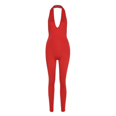 Enterizo Deportivo Mujer Halter Cuello V Levanta Glúteos - Image 13